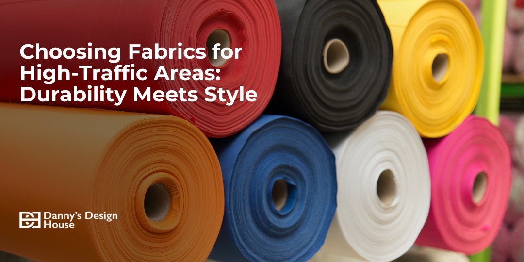 Fabrics for high-traffic example with text